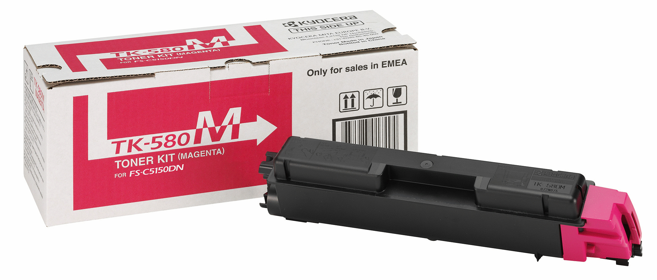 Original Kyocera TK580M | 1T02KTBNL0 Toner Magenta