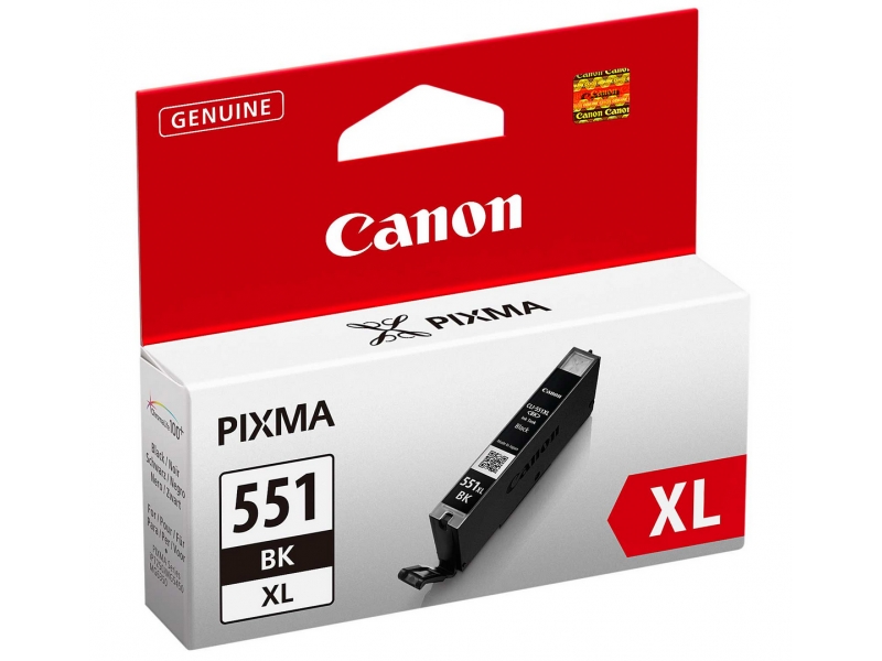 Original Canon CLI551BK XL | 6443B001 Tinte Schwarz XL