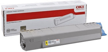 Original OKI 44059253 Toner Gelb XL ( B-Verpackung )