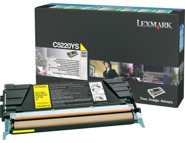 Original Lexmark C5220YS Toner Gelb