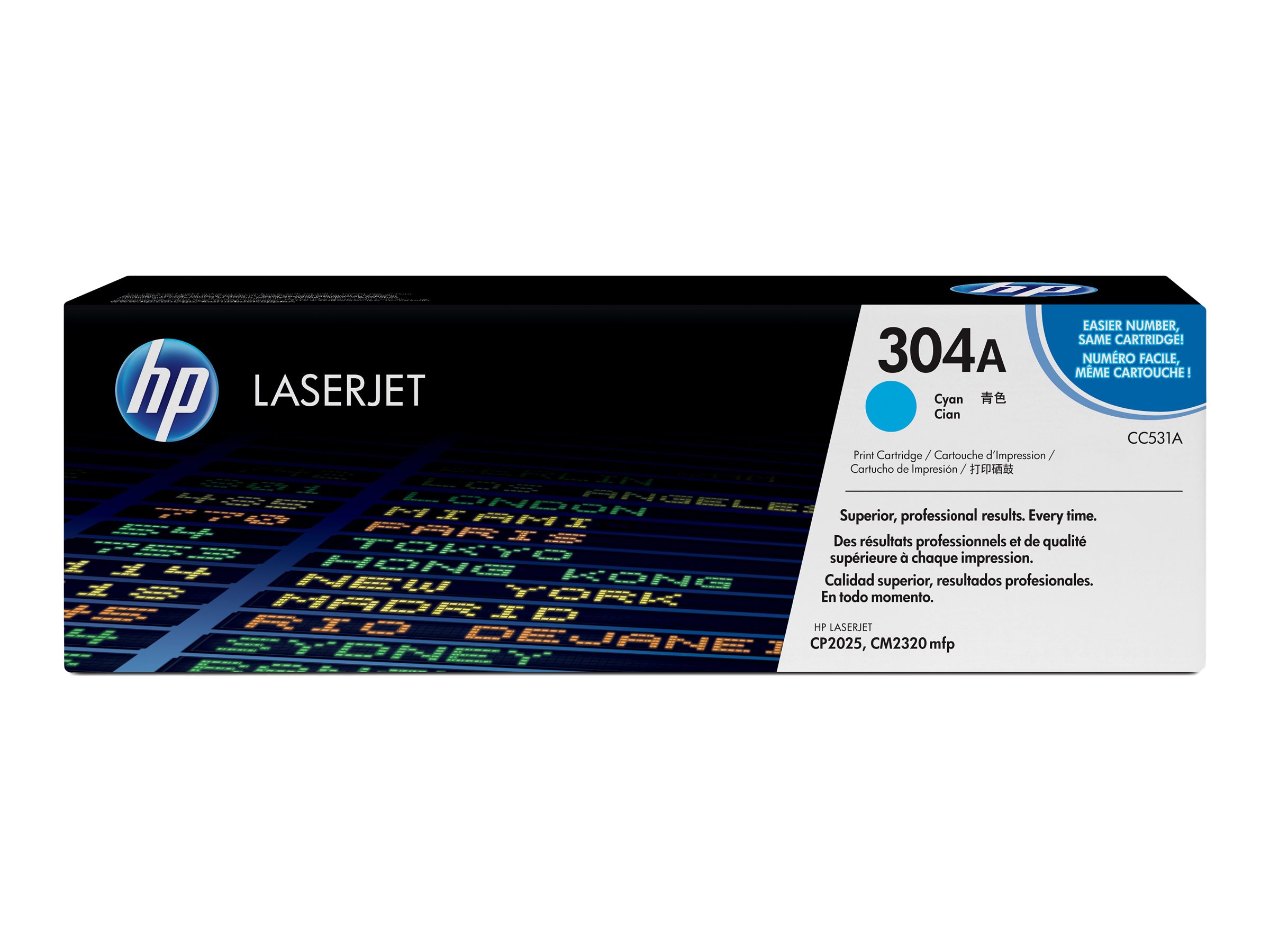 Original HP CC531A | 304A Toner Cyan