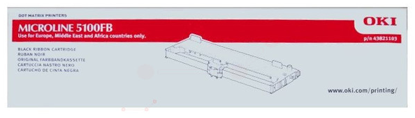 OKI 43821103 schwarz Farbband, 1 St.