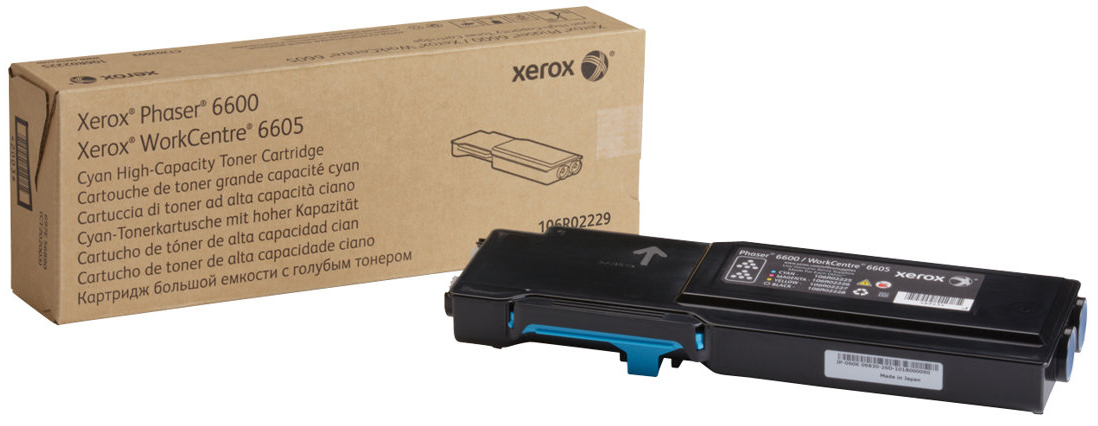 Original Xerox 106R02229 Toner Cyan XL