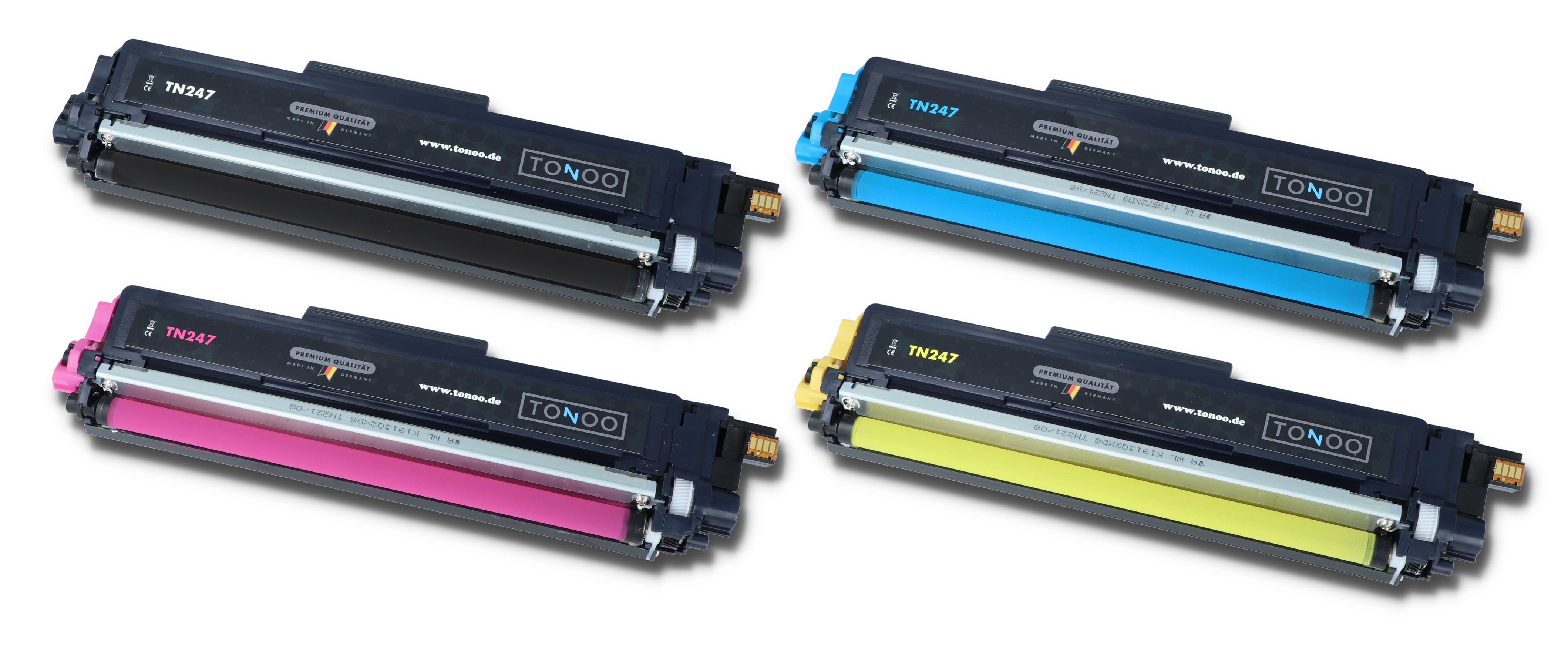 Tonoo® Toner ersetzt Brother TN247CMYK | XL | Spar Set