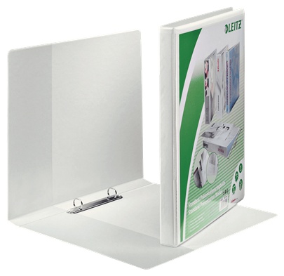 Leitz Präsentationsringbuch | DIN A4 | 2 Ringe | 2,9 cm | Weiß | 6er-Pack
