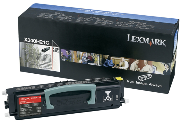 Original Lexmark X340H21G Toner Schwarz XL