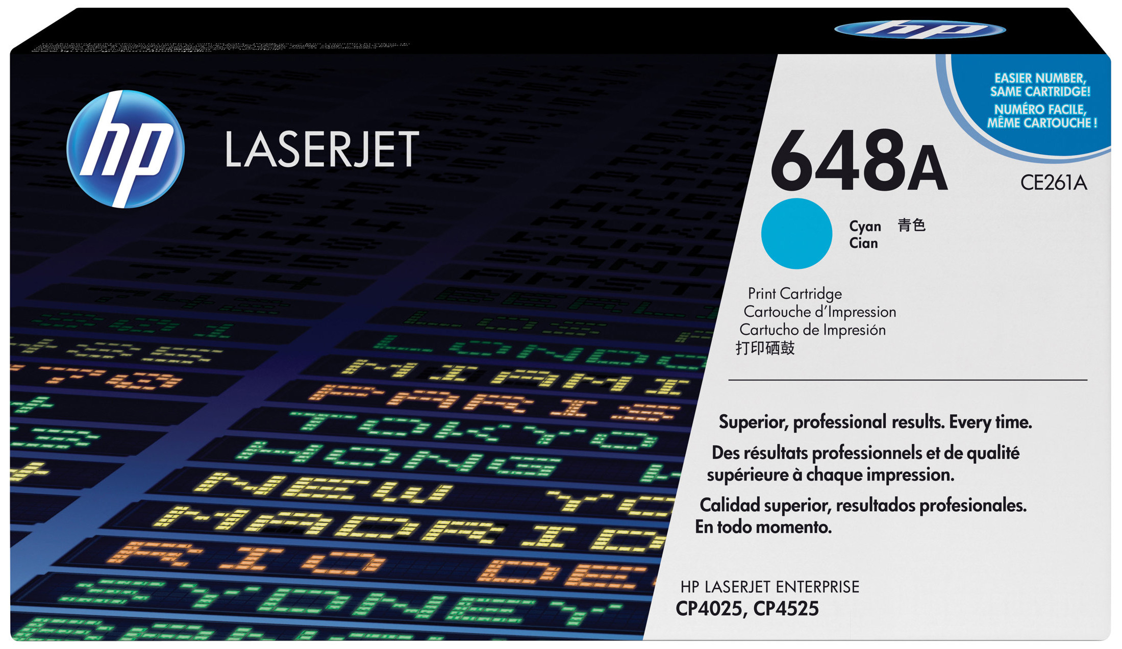 Original HP CE261A | 648A Toner Cyan