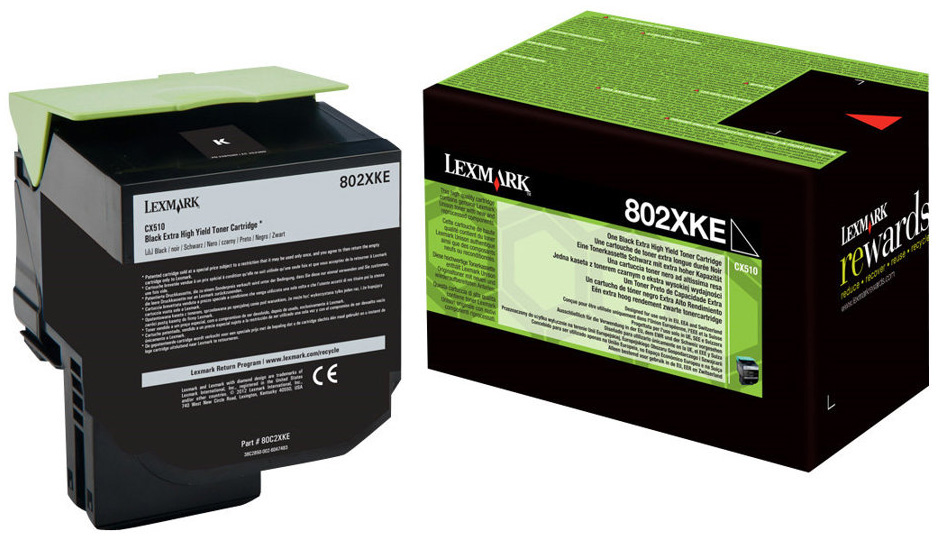 Original Lexmark 80C2XKE Toner Schwarz