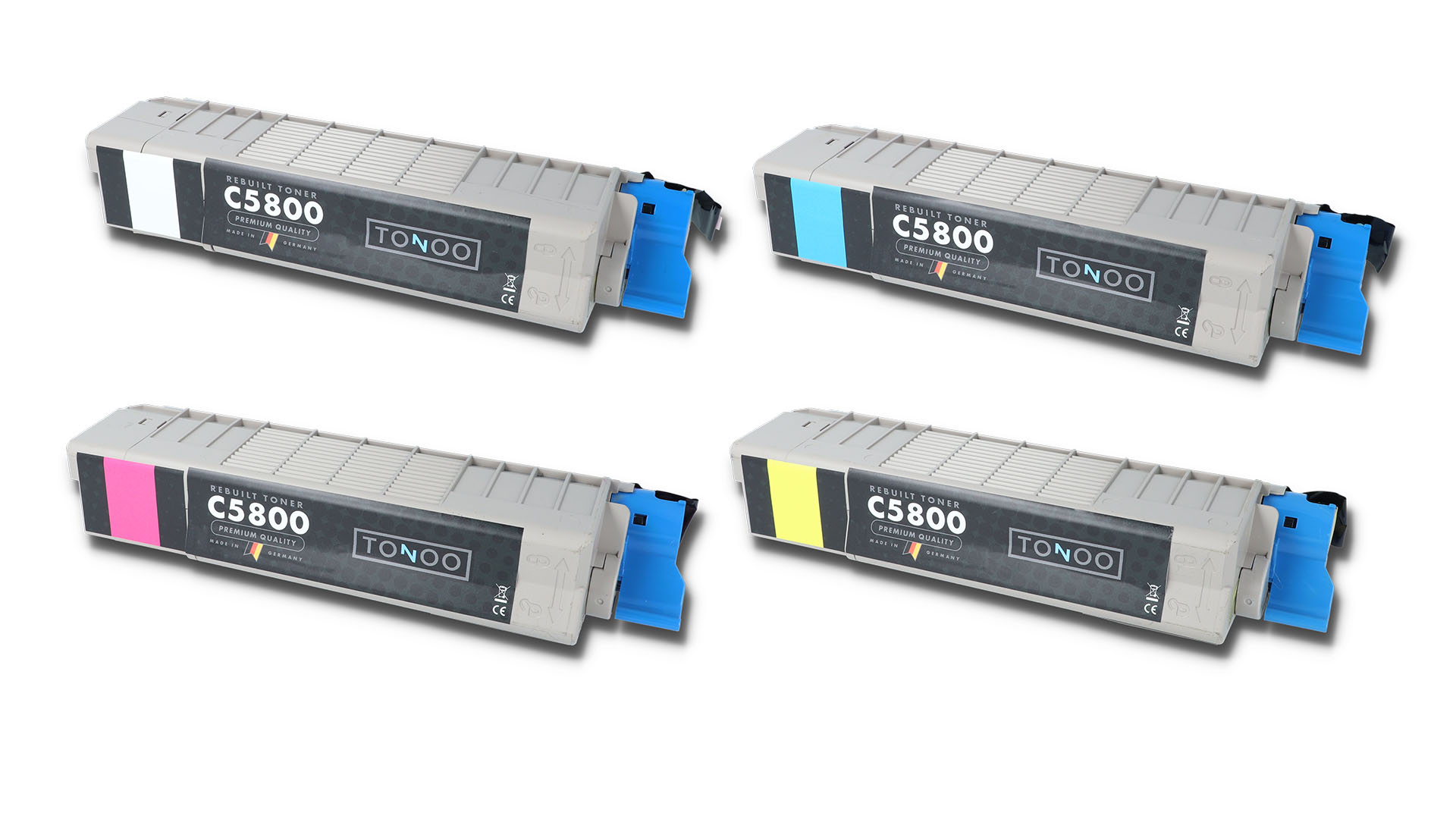 Tonoo® Toner ersetzt OKI C5800 | C5900 | Spar Set