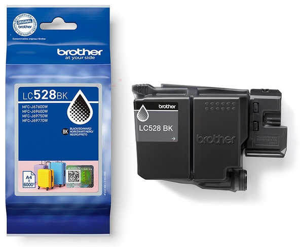 Original Brother LC528BK Tintenpatrone Schwarz XL