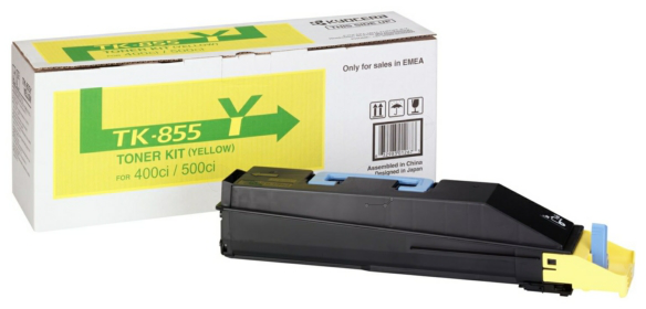 Original Kyocera TK855Y / 1T02H7AEU0 Toner Gelb