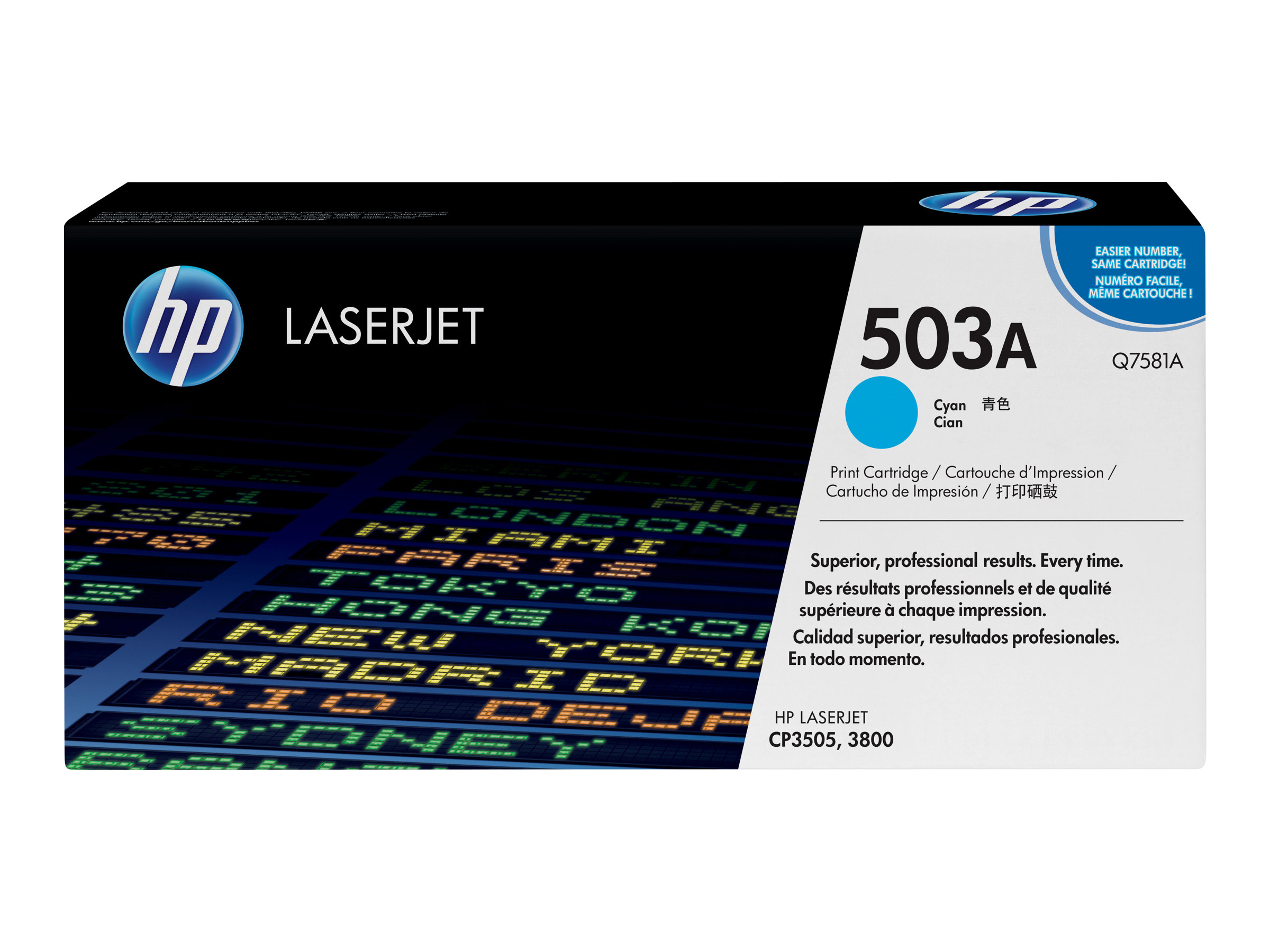 Original HP Q7581A | 503A Toner Cyan ( A-Ware )