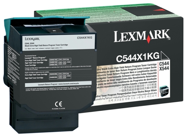 Original Lexmark C544X1KG Toner Schwarz XXL ( A-Ware )