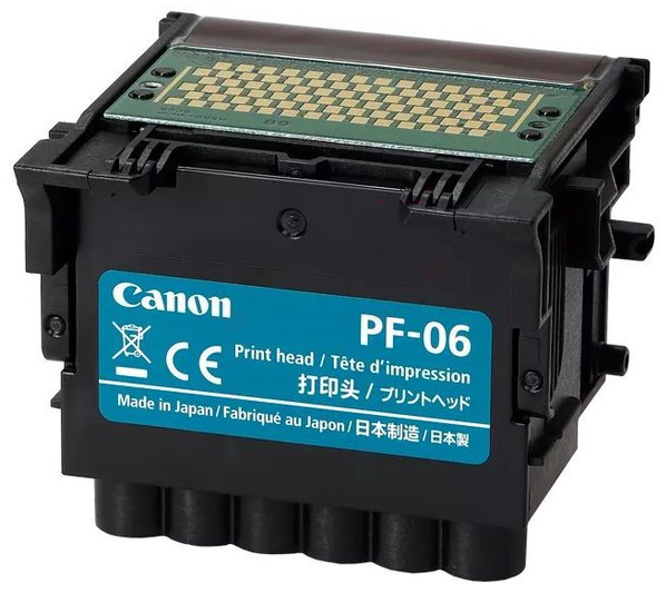 Canon PF-06  schwarz, cyan, magenta, gelb Druckkopf