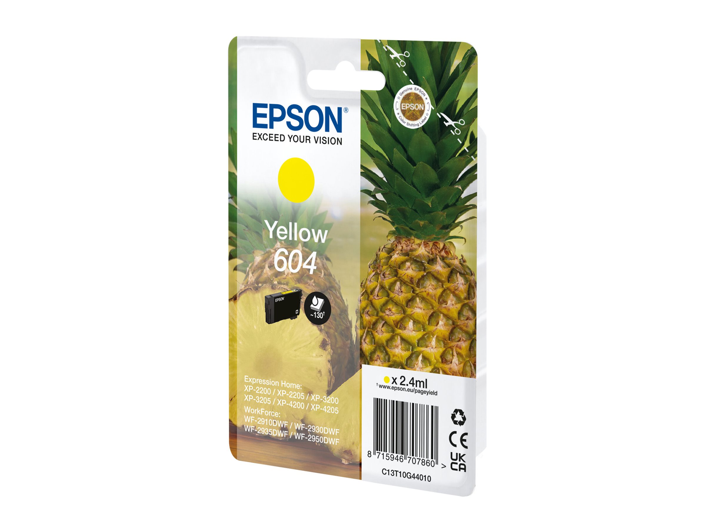 Original Epson 604 | C13T10G44010 Tinte Gelb
