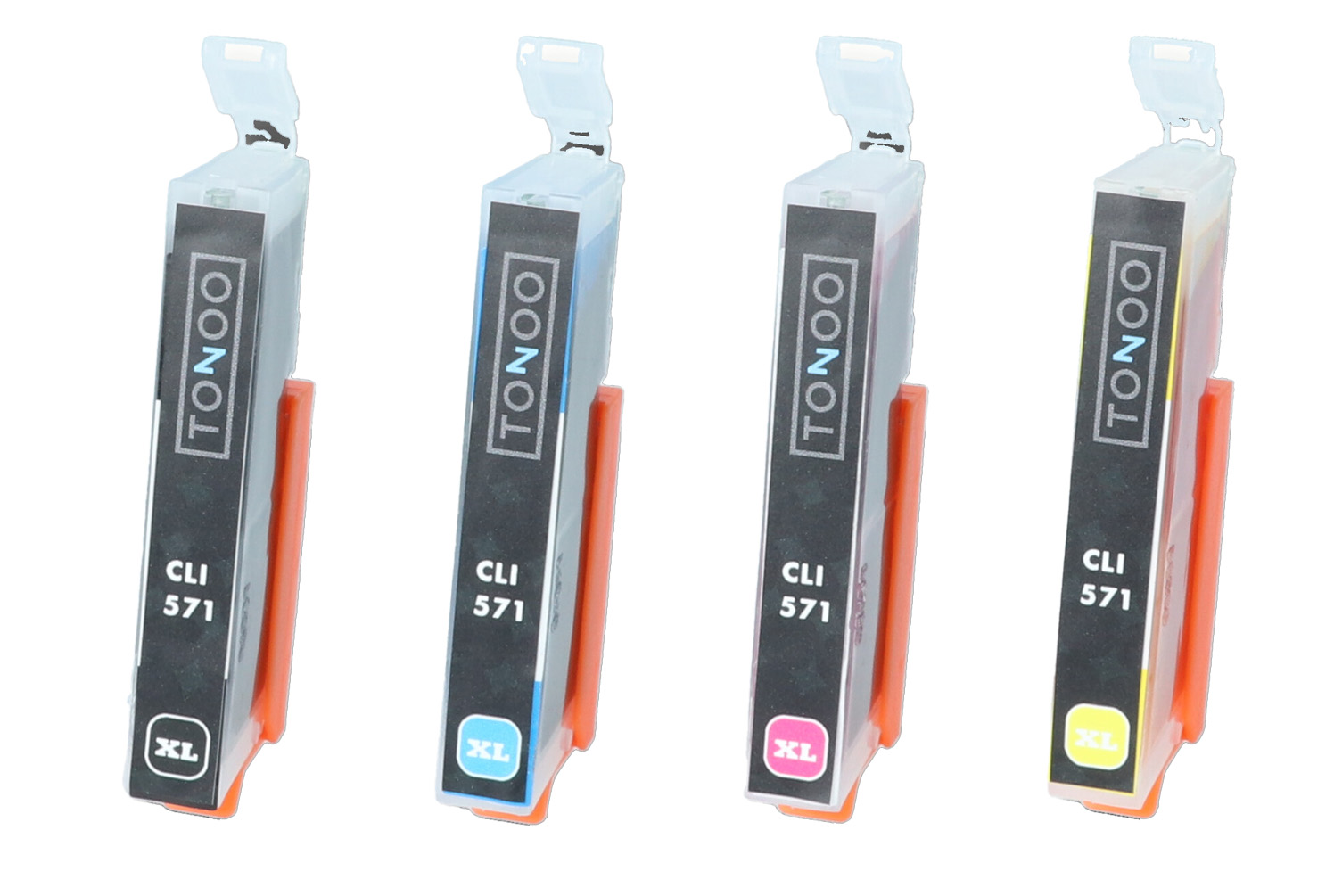 Tonoo® Tinte ersetzt Canon 0332C005 | CLI571 XL BK/C/M/Y Spar Set XL