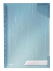 Leitz Prospekthülle CombiFile | DIN A4 | genarbt | 0,20 mm | Blau | 5er-Pack