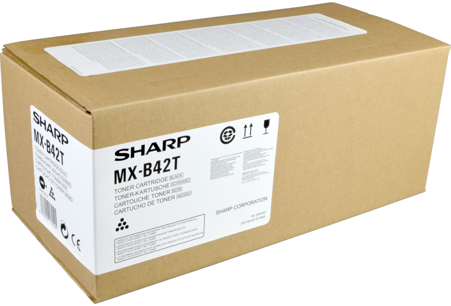 Original Sharp MXB42T Toner Schwarz