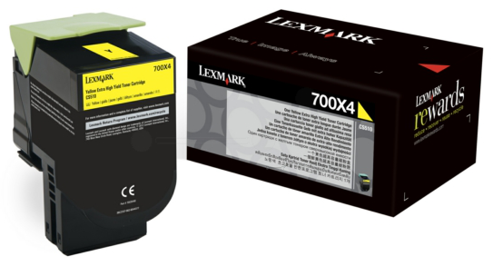 Original Lexmark 700X1 | 70C0X10 | 70C2XKE Toner Schwarz XXL