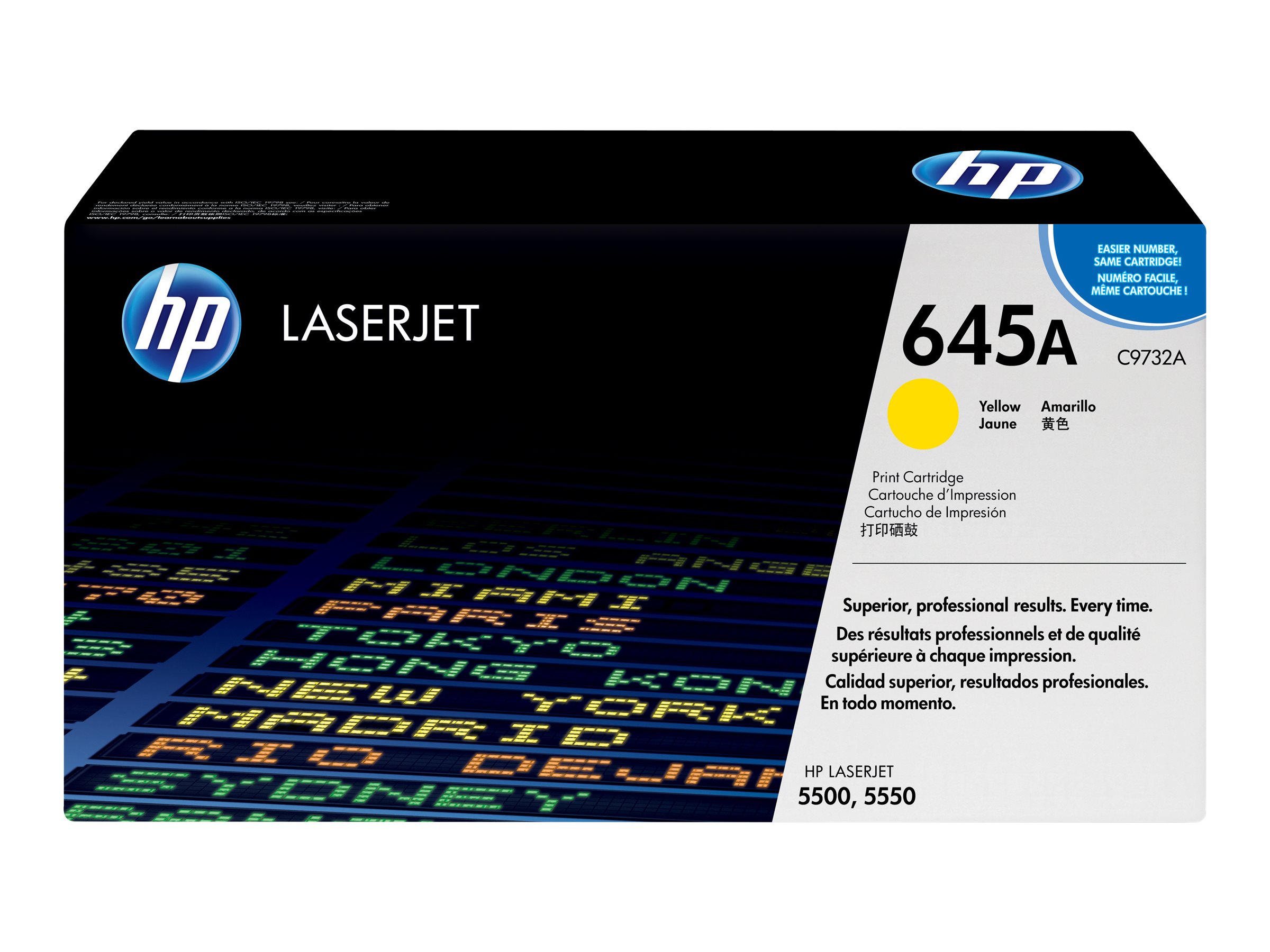 Original HP C9732A | 645A Toner Gelb