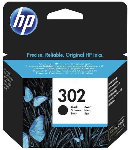 Original HP 302 | F6U66AE Tinte Schwarz