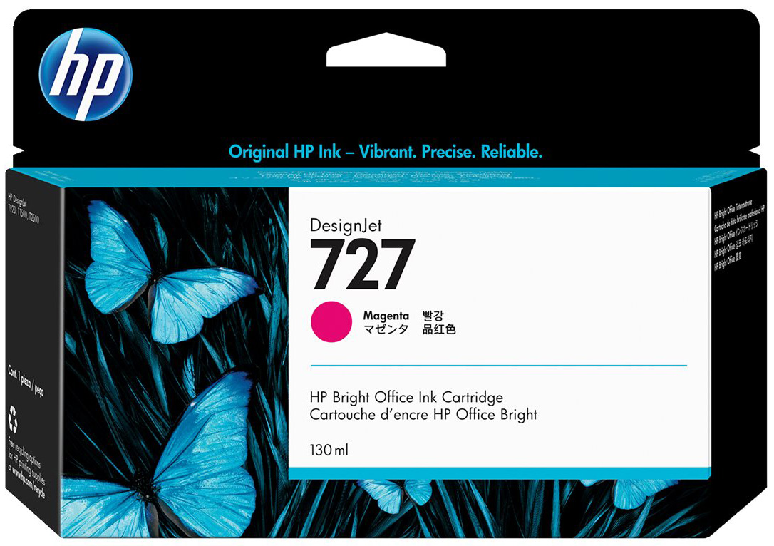 Original HP 727 | B3P20A Tinte Magenta