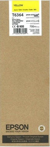 Original Epson T6364 | C13T636400 | Gelb Tintenpatrone ( 11.2026 )