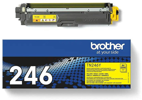Original Brother TN246Y Toner Gelb XL
