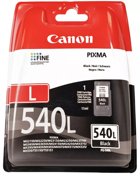 Canon PG-540L | 5224B001 BK  schwarz Druckkopf