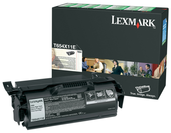 Original Lexmark T654X11E Toner Schwarz XXL