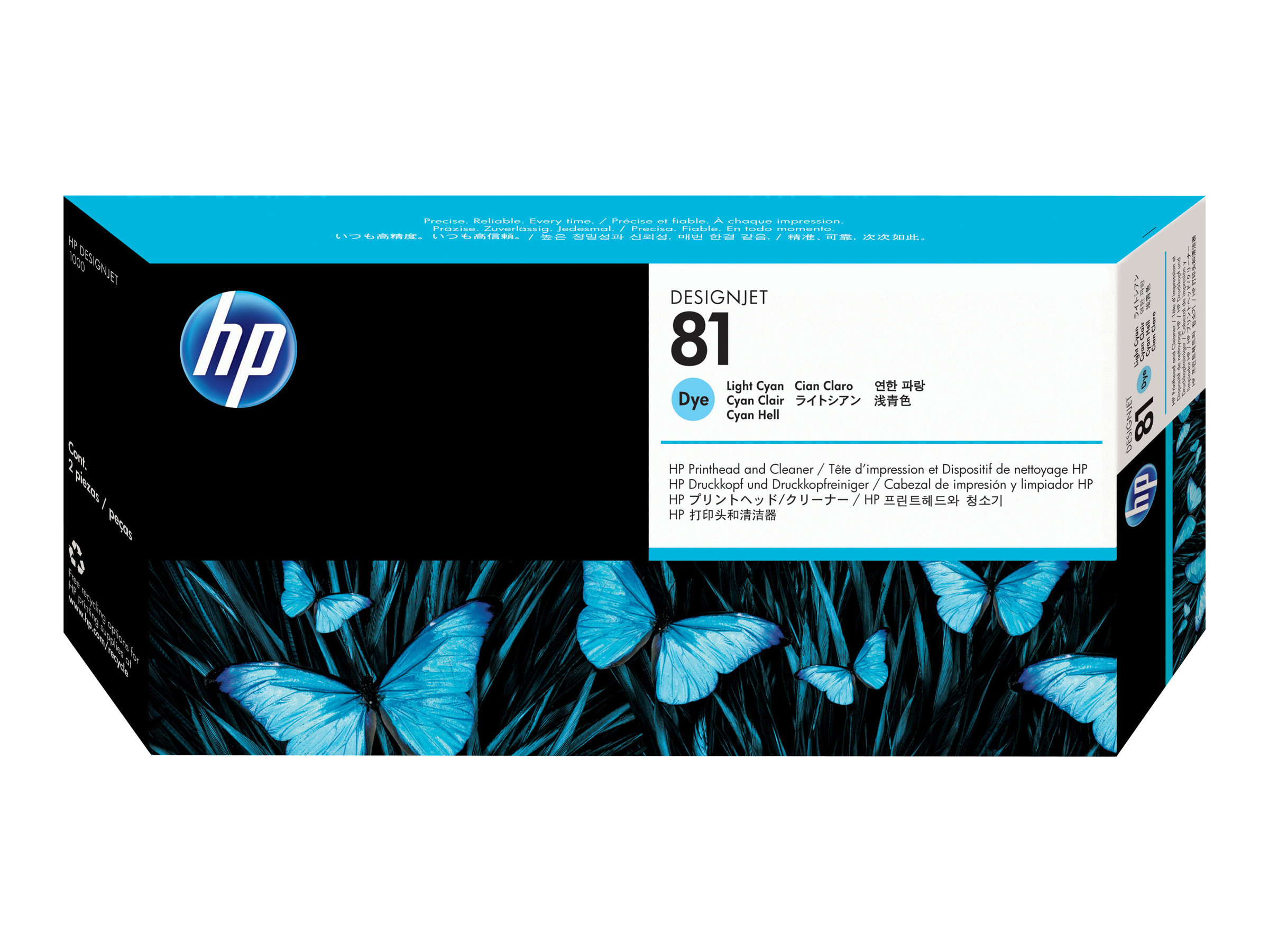 Original HP 81 | C4954A Druckkopf hell Cyan ( 2023 )