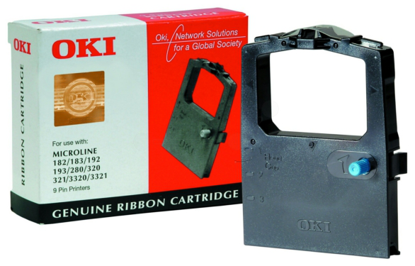 OKI 09002303 schwarz Farbband, 1 St.