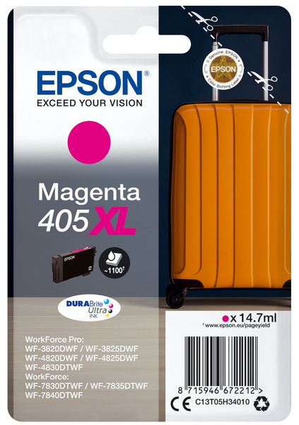 Original Epson 405XL | C13T05H34010 Tinte Magenta XL