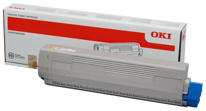 Original OKI 44844613 Toner Gelb