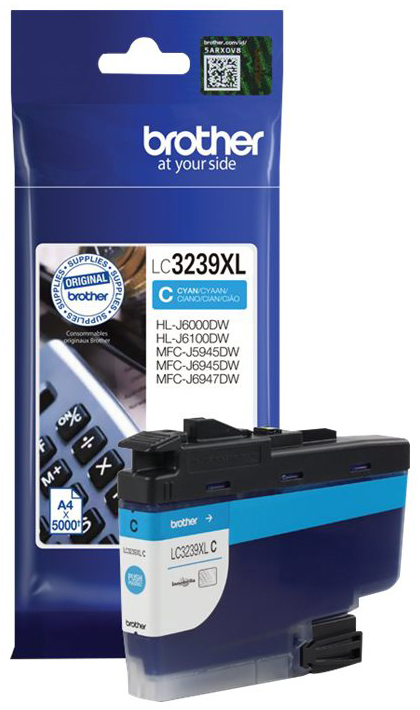 Original Brother LC3239XLC Tinte Cyan XL