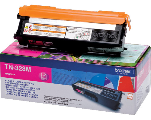Original Brother TN328M Toner Magenta XXL