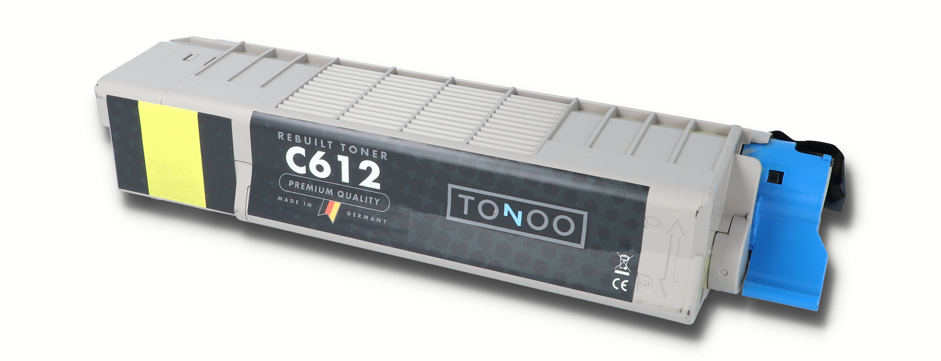 Tonoo® Toner ersetzt OKI C612 | C612DN | C612N | 46507505 Gelb