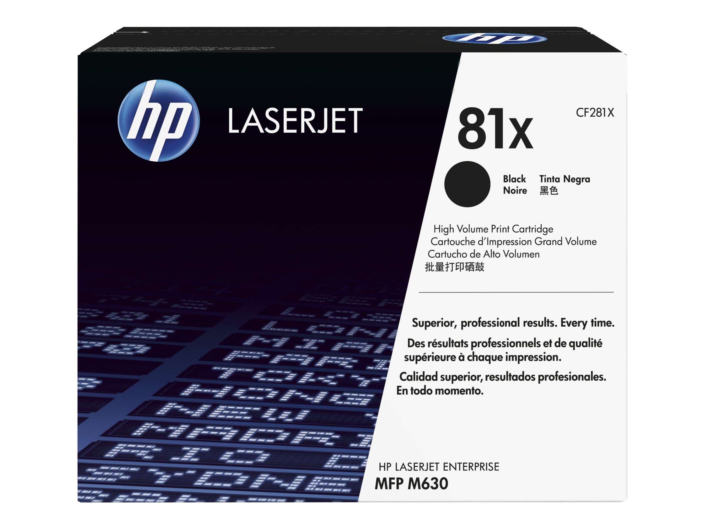 Original HP CF281X | 81X Toner Schwarz XL