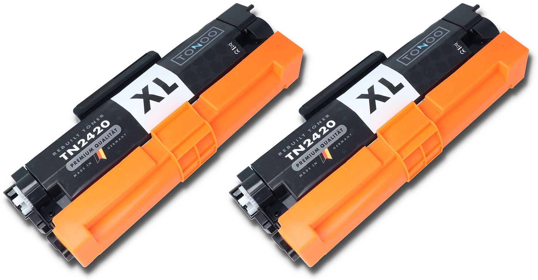 Tonoo® Toner ersetzt Brother TN2420TWIN | Schwarz Doppelpack XL