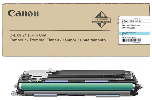 Original Canon CEXV21 | 0457B002 Trommel Cyan