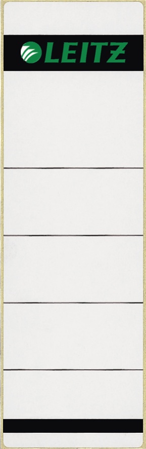 Leitz Ordneretiketten 1642 | Grau | für 8 cm Rücken | 10er-Pack