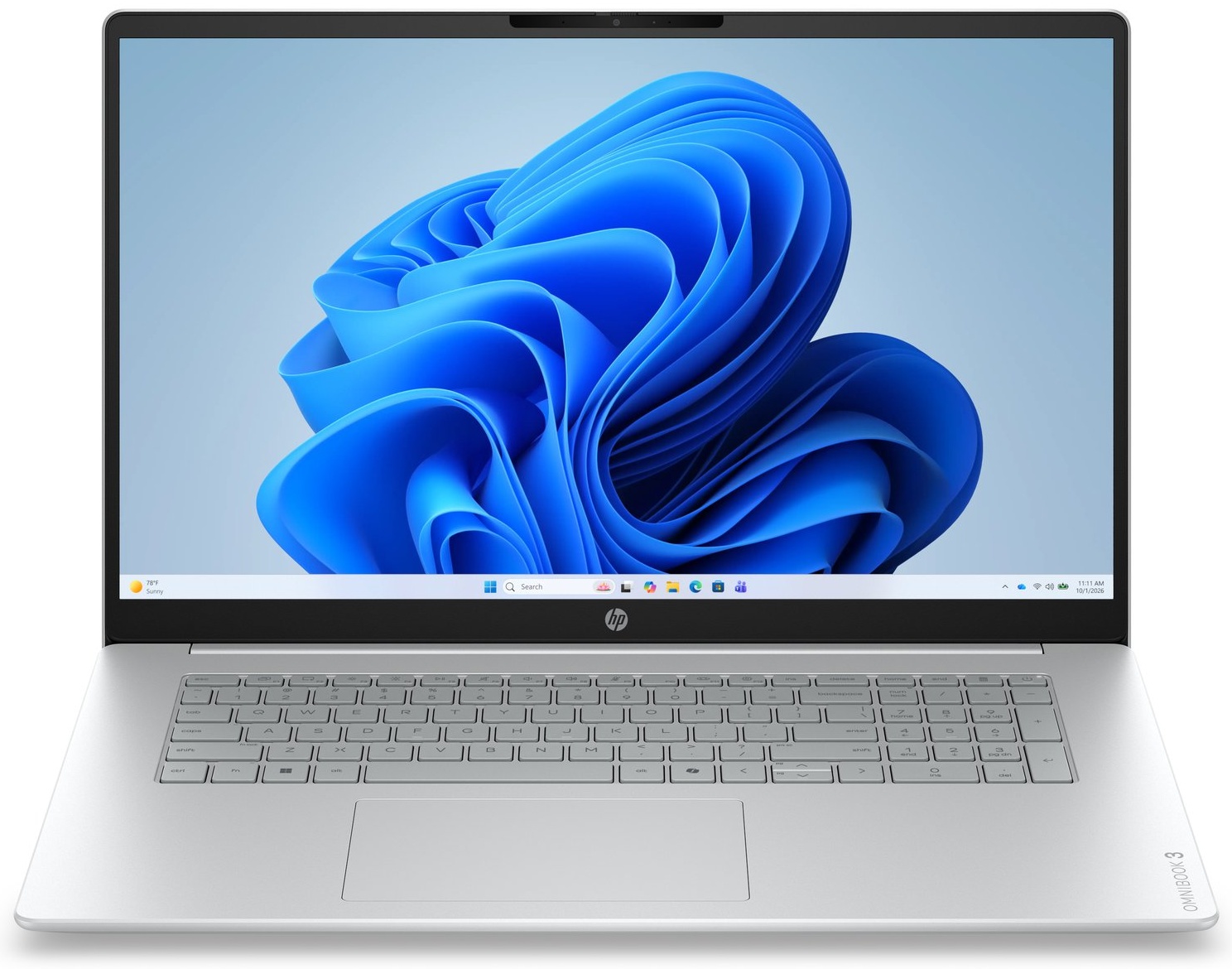 HP OmniBook 3 17-dp0053ng Laptop 17,3 Zoll | AMD Ryzen 5 40 | 16 GB RAM | 1 TB SSD | Windows 11 Home