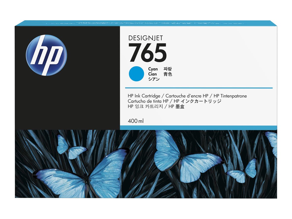 Original HP 765 | F9J52A Tinte Cyan ( 2024 )