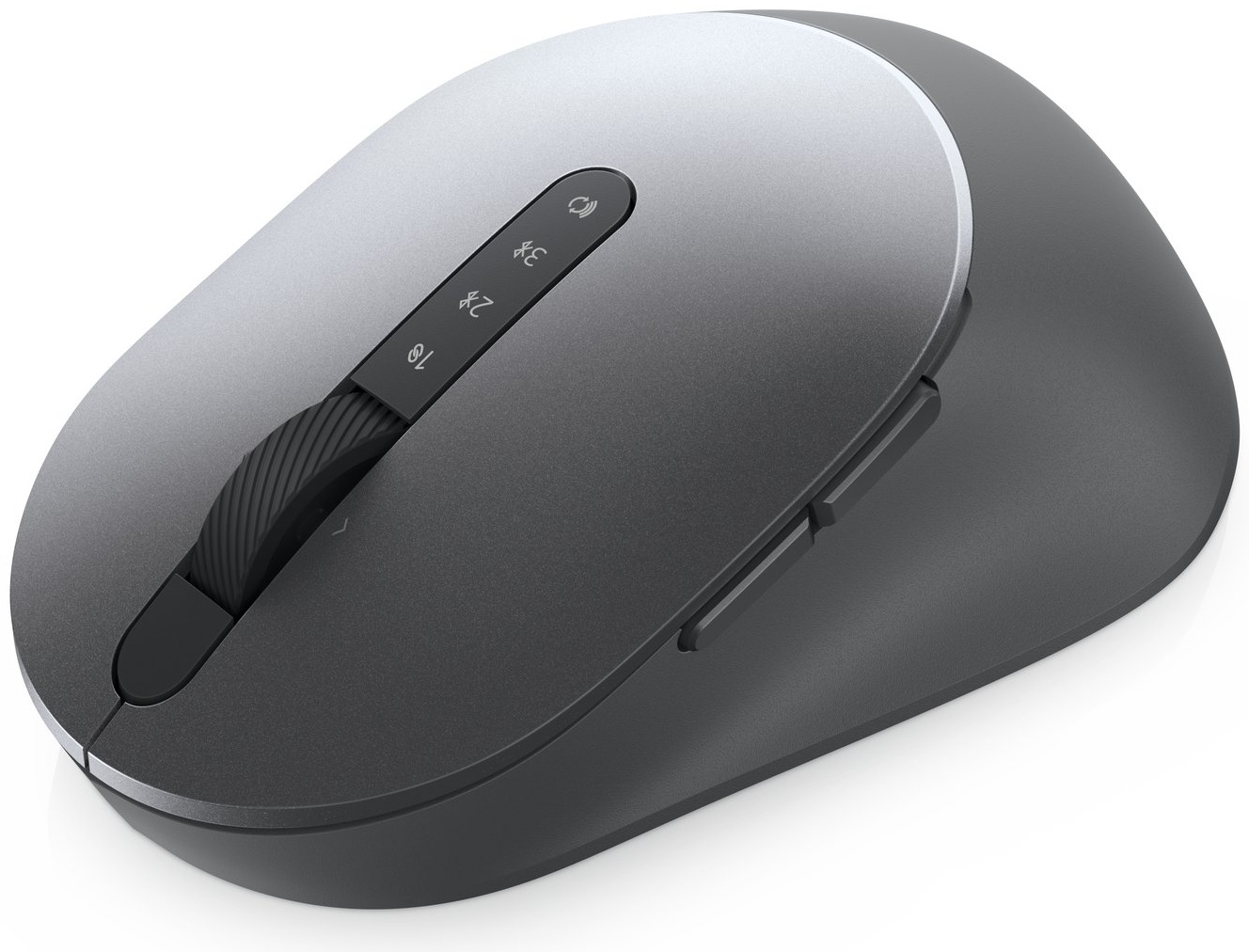 Dell MS5320W Maus | Funk + Bluetooth | AA-Batterie | 7 Tasten | 1600 dpi | Rechtshänder | Grau