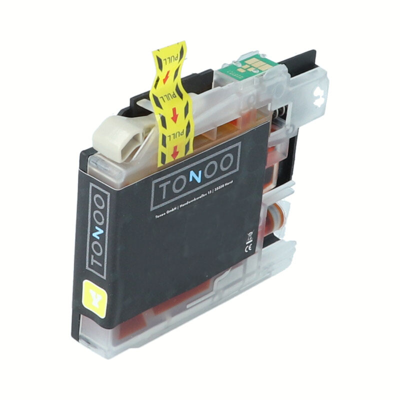 Tonoo® Tinte ersetzt Brother LC123Y Gelb