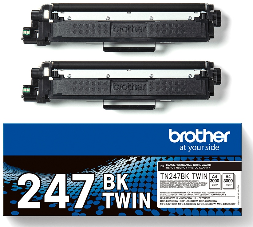 Original Brother TN247BKTWIN Toner Schwarz ( 2er-Set )