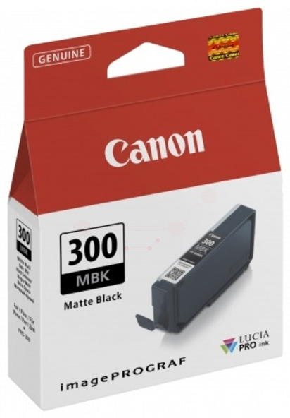 Original Canon PFI300MBK | 4192C001 Tinte Matt Schwarz