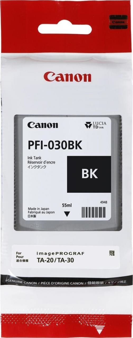 Original Canon PFI030BK | 3489C001 Tinte Schwarz