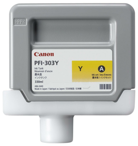 Original Canon PFI303 Y | 2961B001 Tinte Gelb