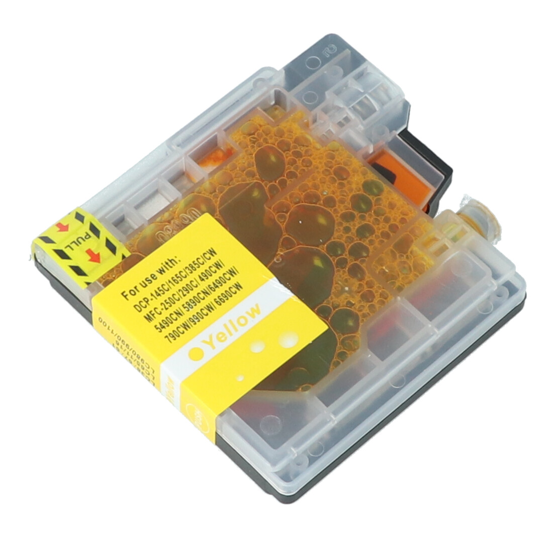 Tonoo® Tinte ersetzt Brother LC1100HYY Gelb XL